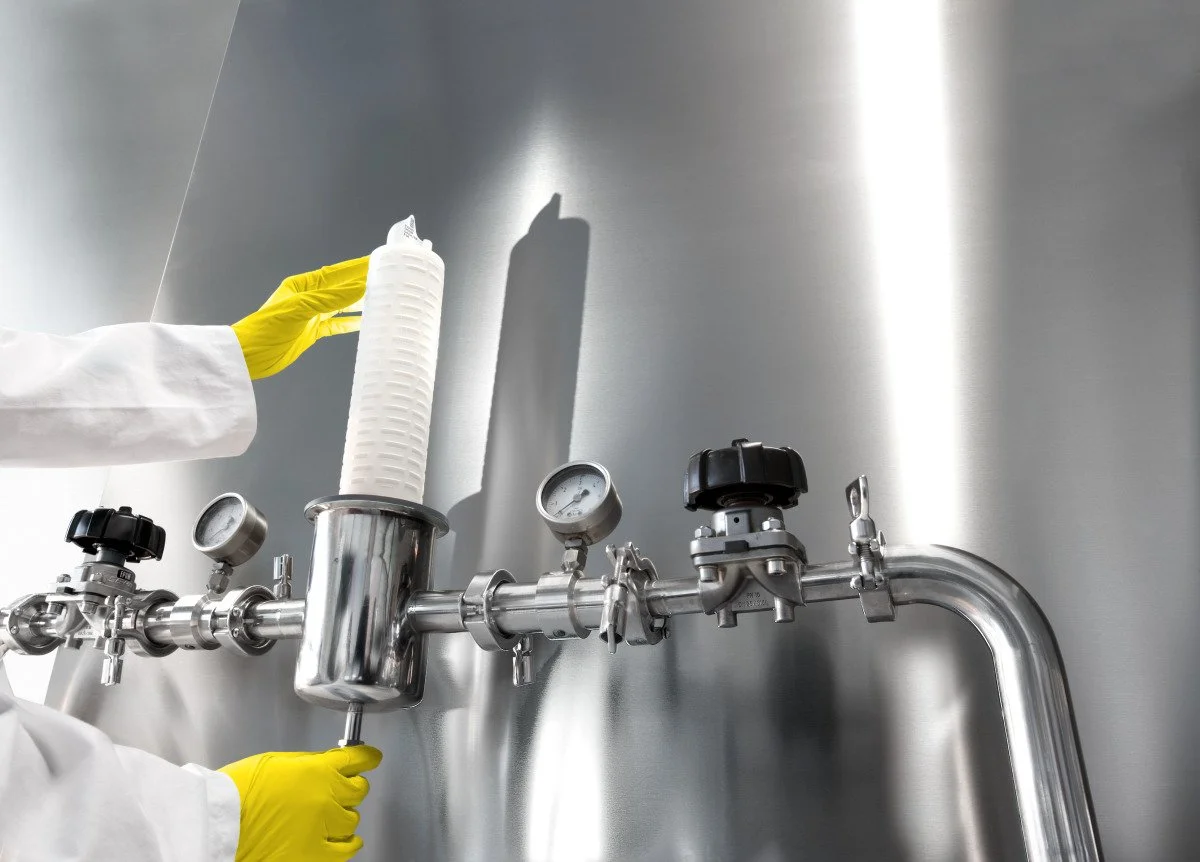 Sartofluor de Sartorius. 
Filtro de membrana PTFE desarrollado para aplicaciones exigentes de filtración estéril de aire y gases.
