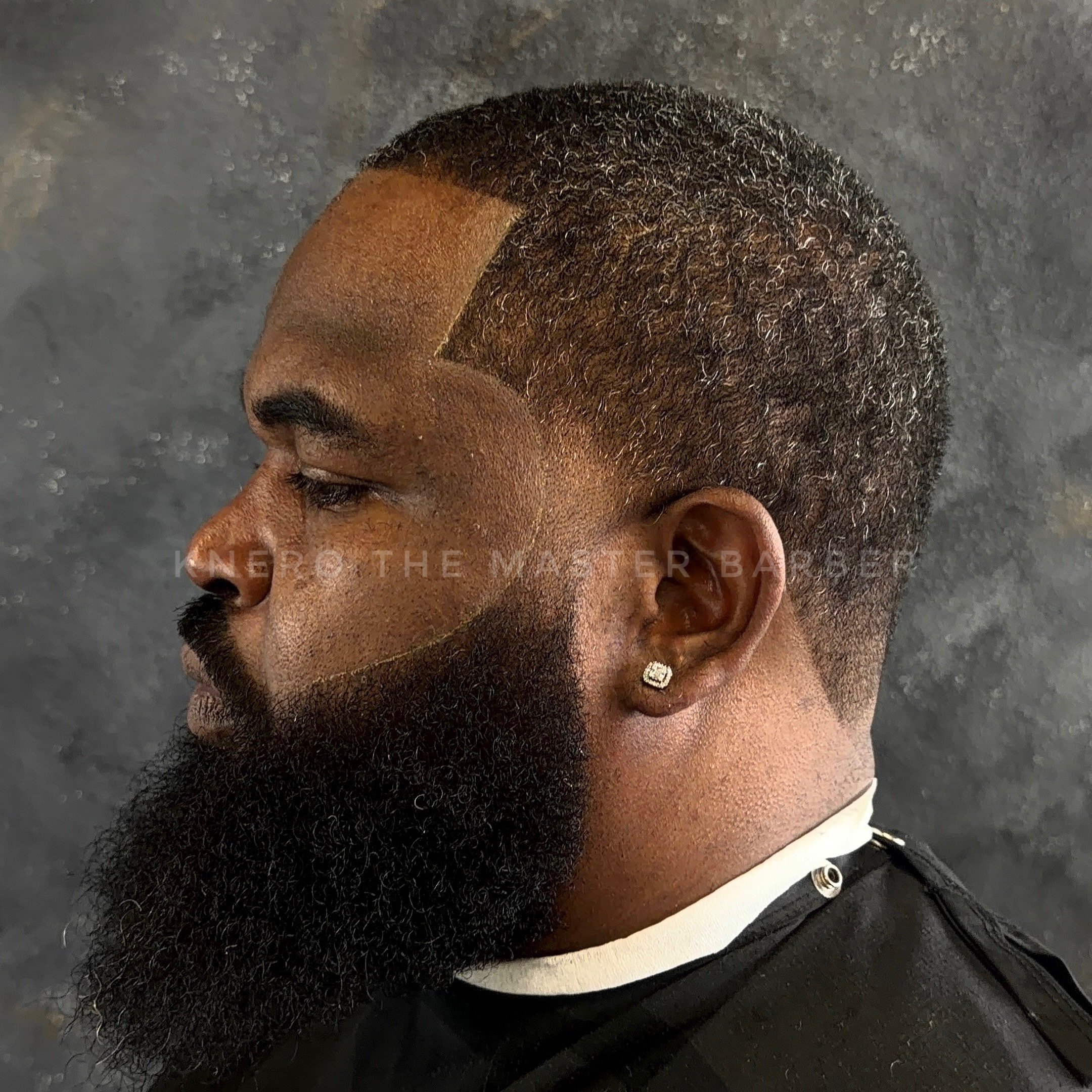 Precision fade haircut with clean line up by kNERO’s Styles of Luxury, The Colony TX, near Frisco