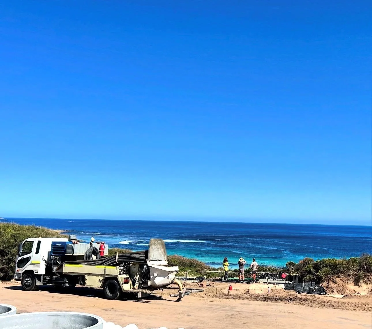 South West Concrete Pumping line pump rig Perth WA