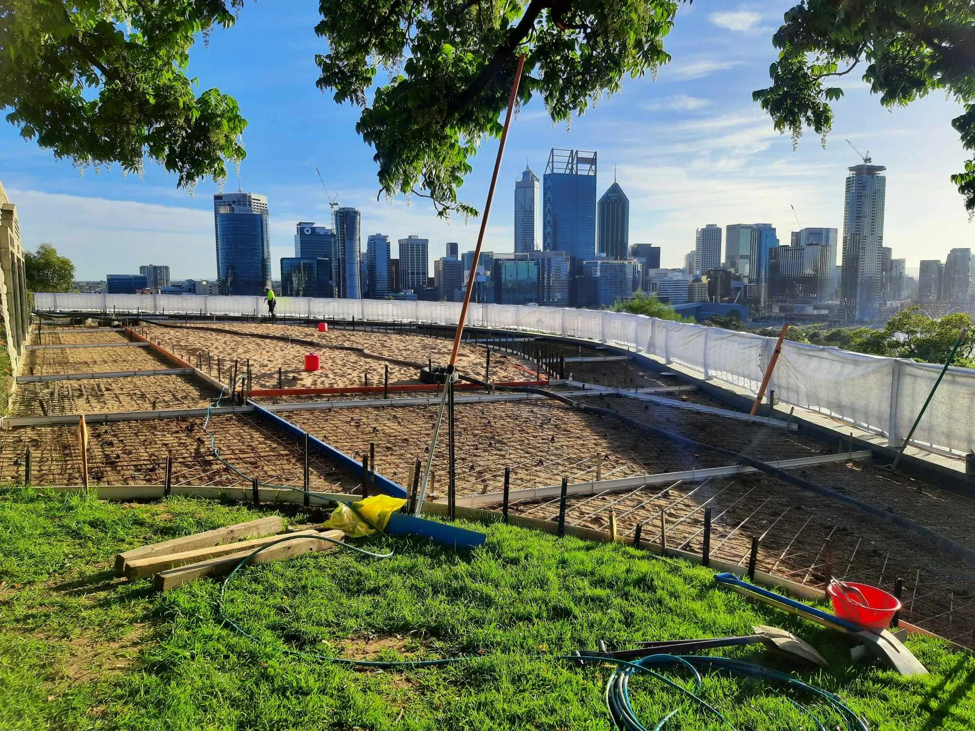 South West Concrete Pumping completing a 290 metre long-line concrete pour WA