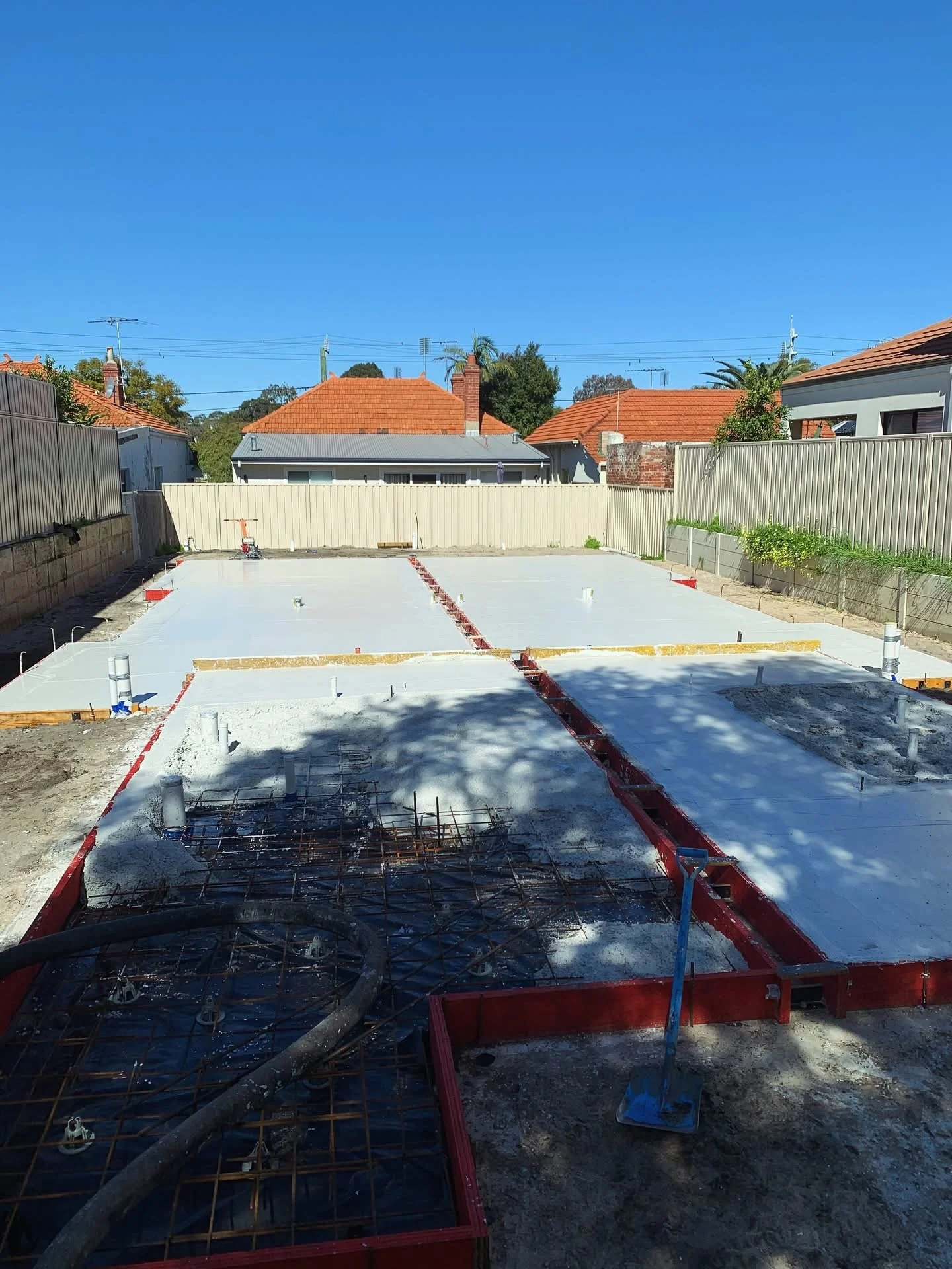 SWCP concrete pump operator on a large scale civil construction project Perth