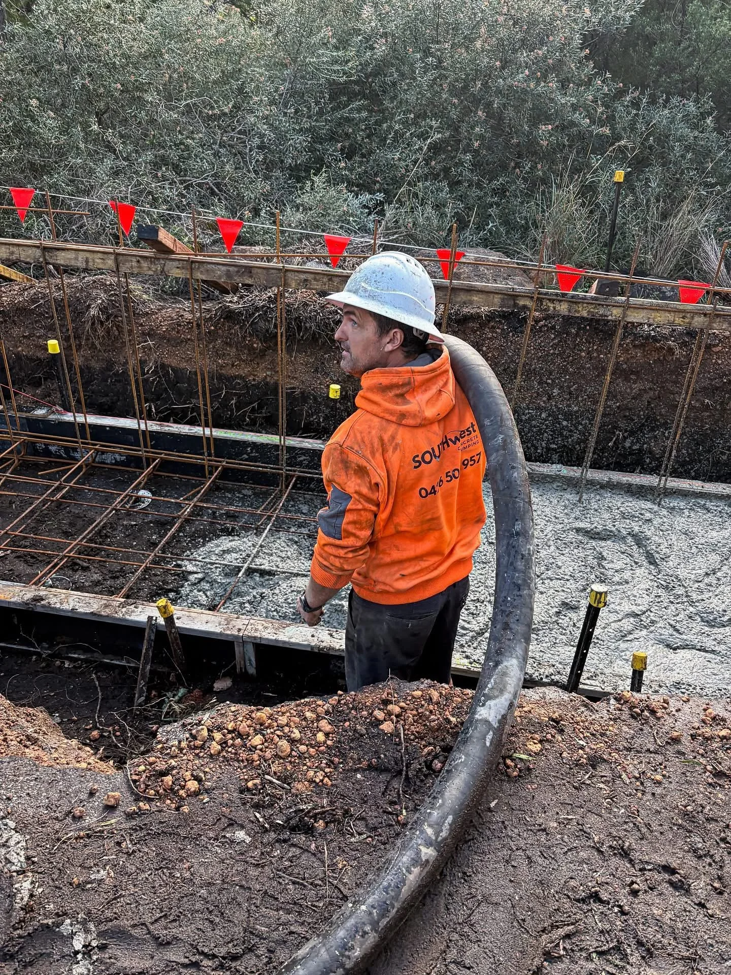 South West Concrete Pumping experienced operator team Perth Western Australia