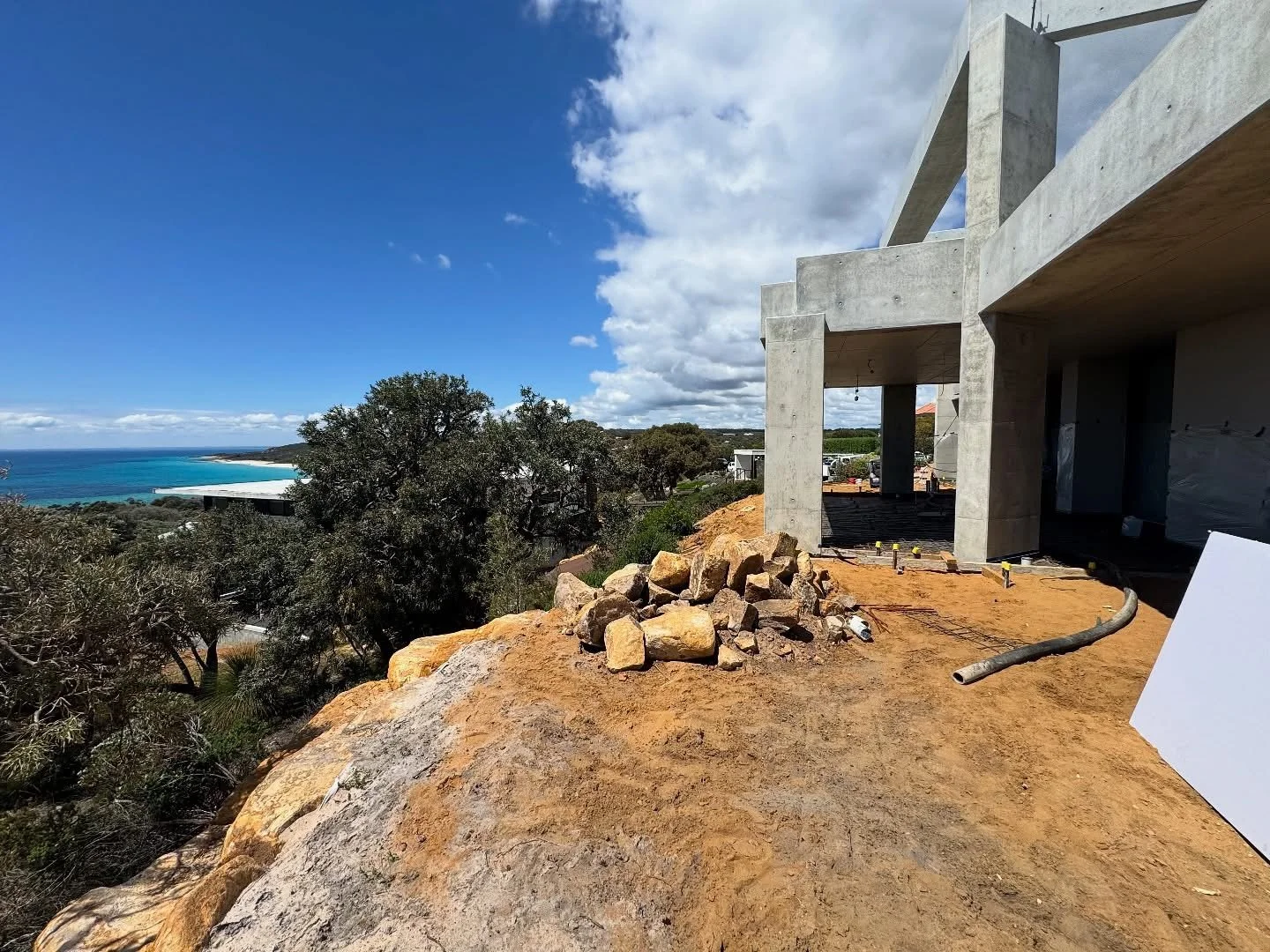 South West Concrete Pumping completing a pour in the South West WA region