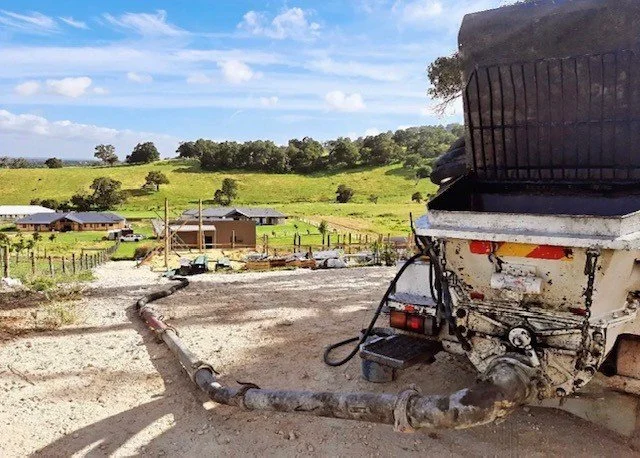 South West Concrete Pumping delivering concrete line pump services Perth WA