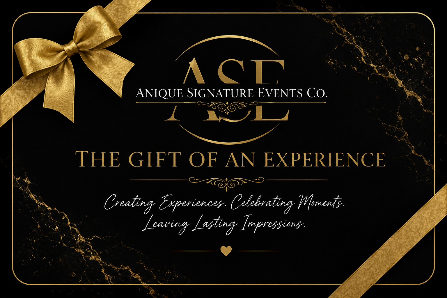 Anique Signature Events Gift Card