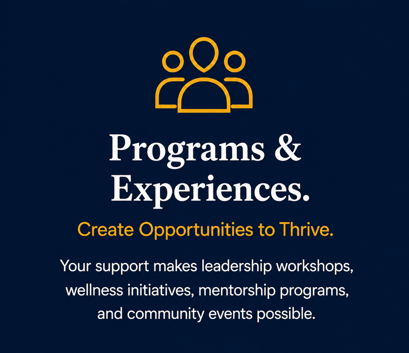 Create Opportunities to Thrive