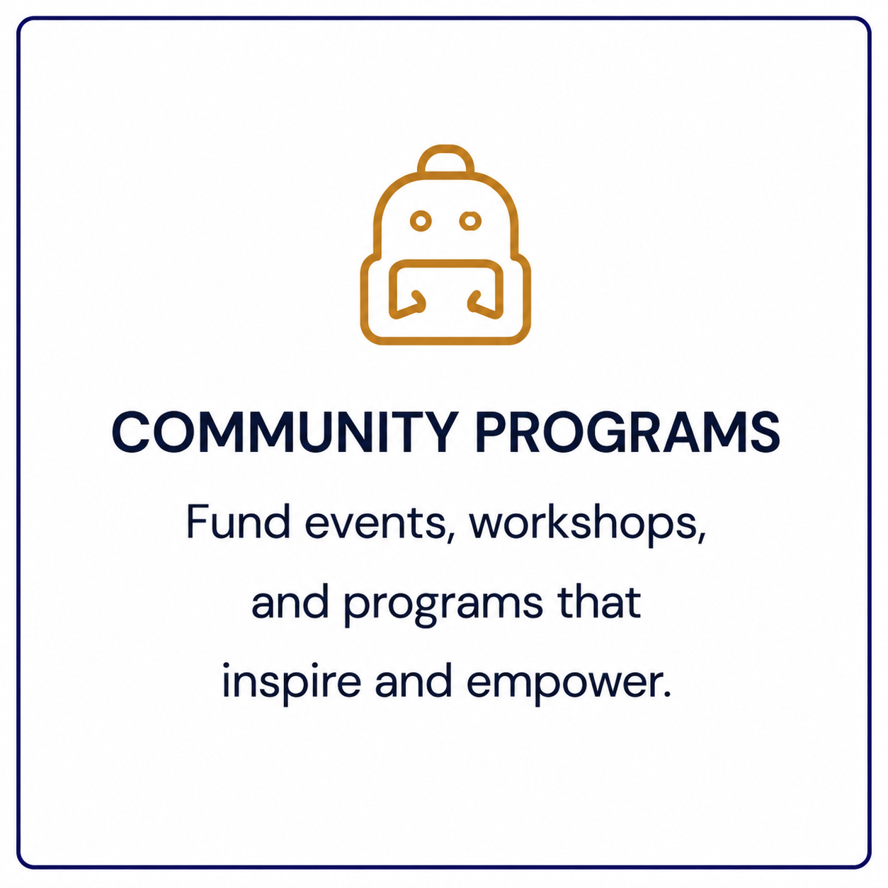 Community programs icon representing Next Level Ascent Inc.'s youth events, workshops, and programs that inspire, empower, and strengthen the community.