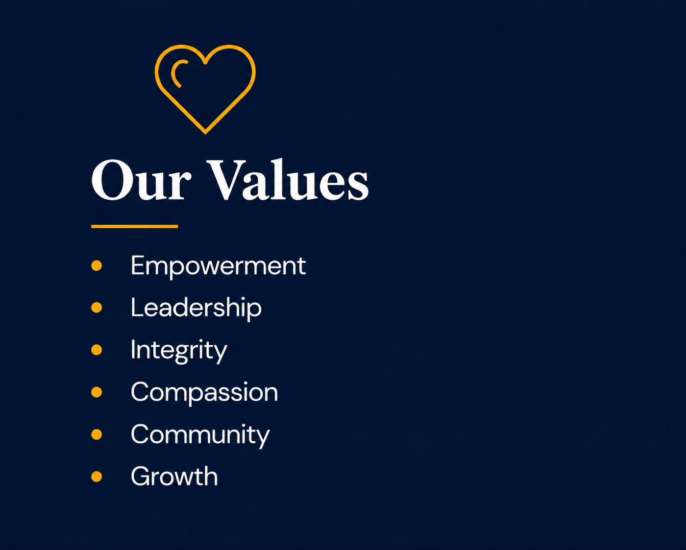 We value our youth