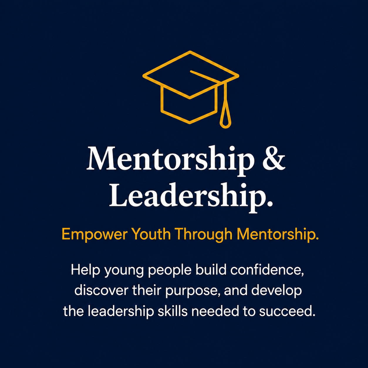 Empower Youth Through Mentorship