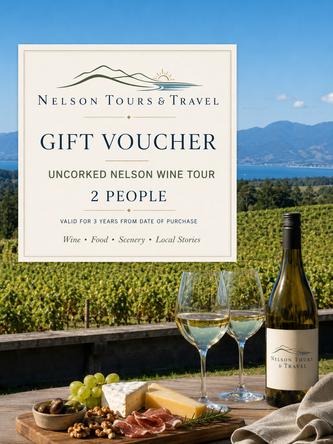 Uncorked: Nelson Wine Tour - Gift Voucher for Two - Special
