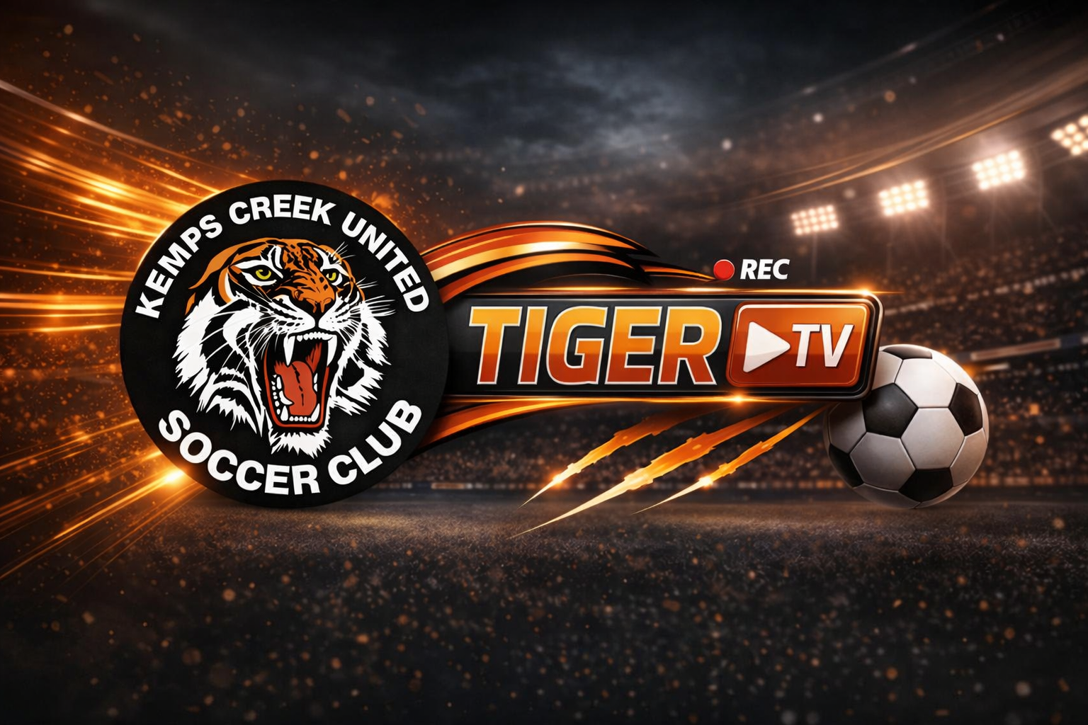 I manage 'Tiger TV' for the Kemps Creek United Soccer Club, which includes organising and producing match livestreams, and compiling and editing weekly highlight reels. In addition to this, I also manage the soccer club's website. (Click on image to 