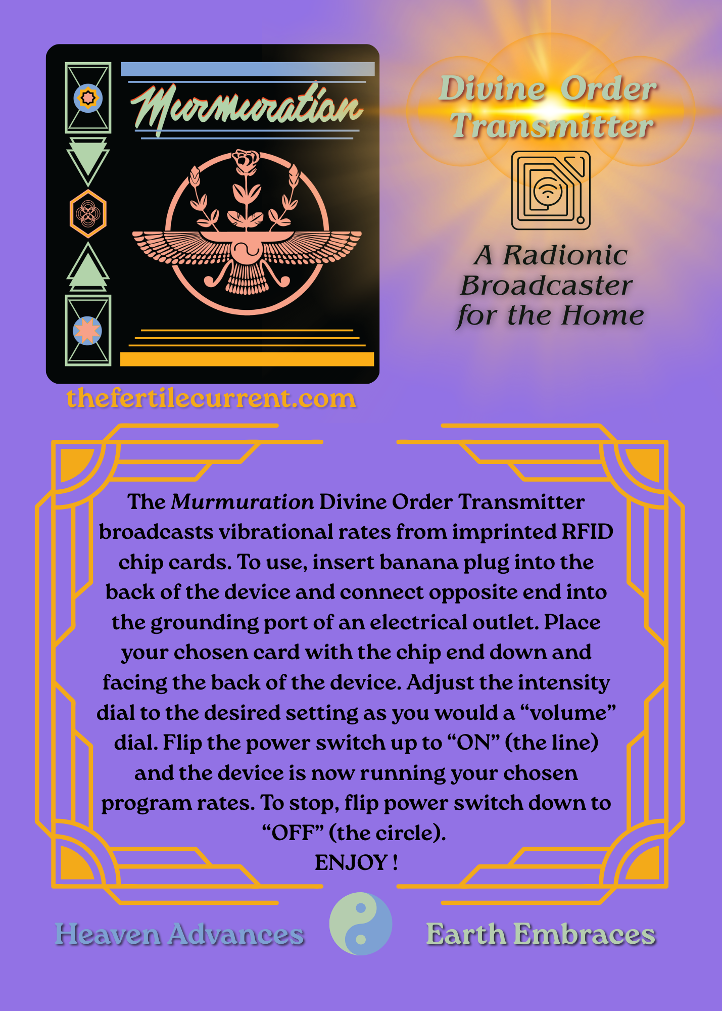 Murmuration info card The Fertile Current Radionics Divine Transmitter.png