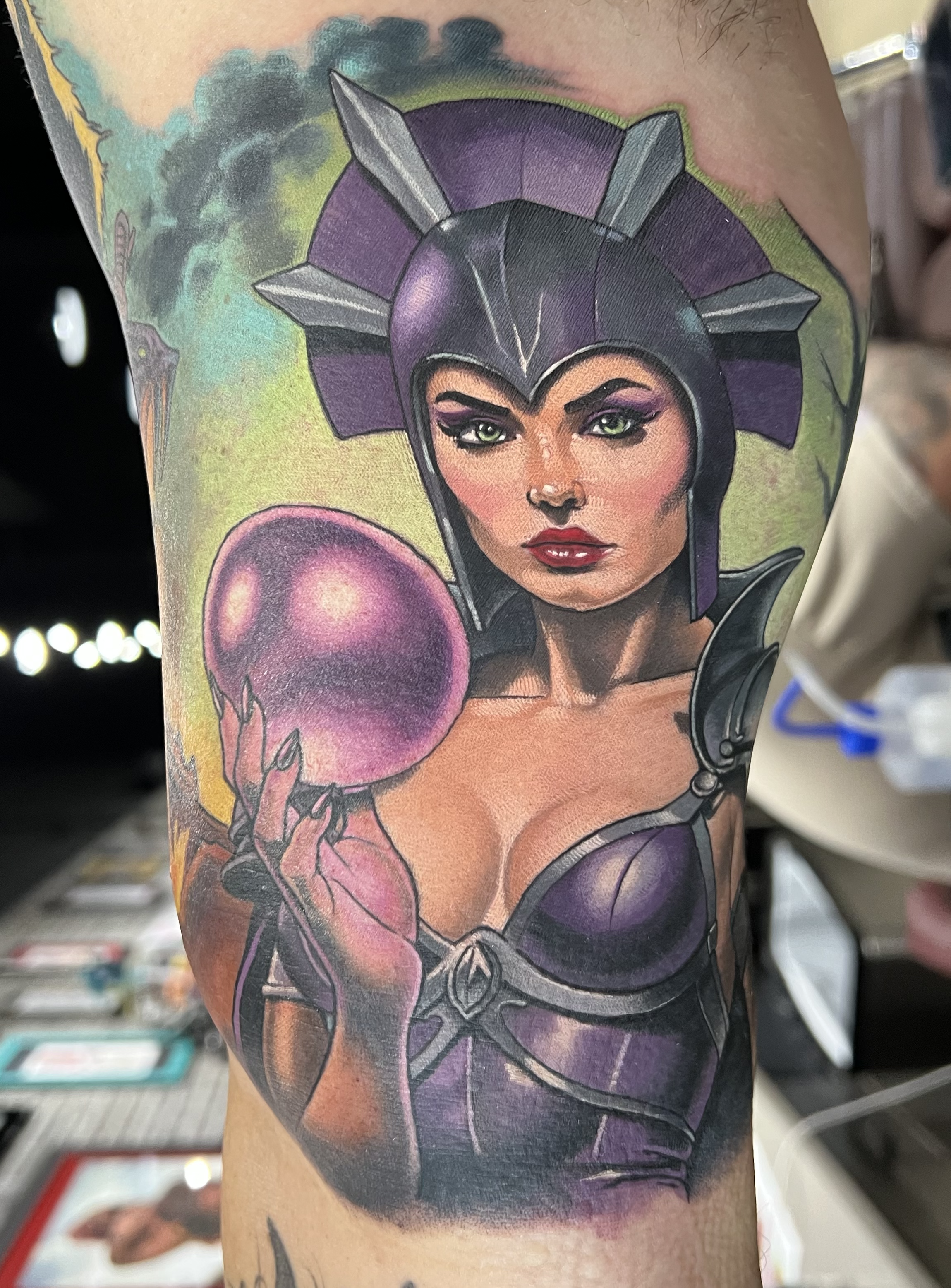 Evil Lyn from Masters Of The Universe tattoo