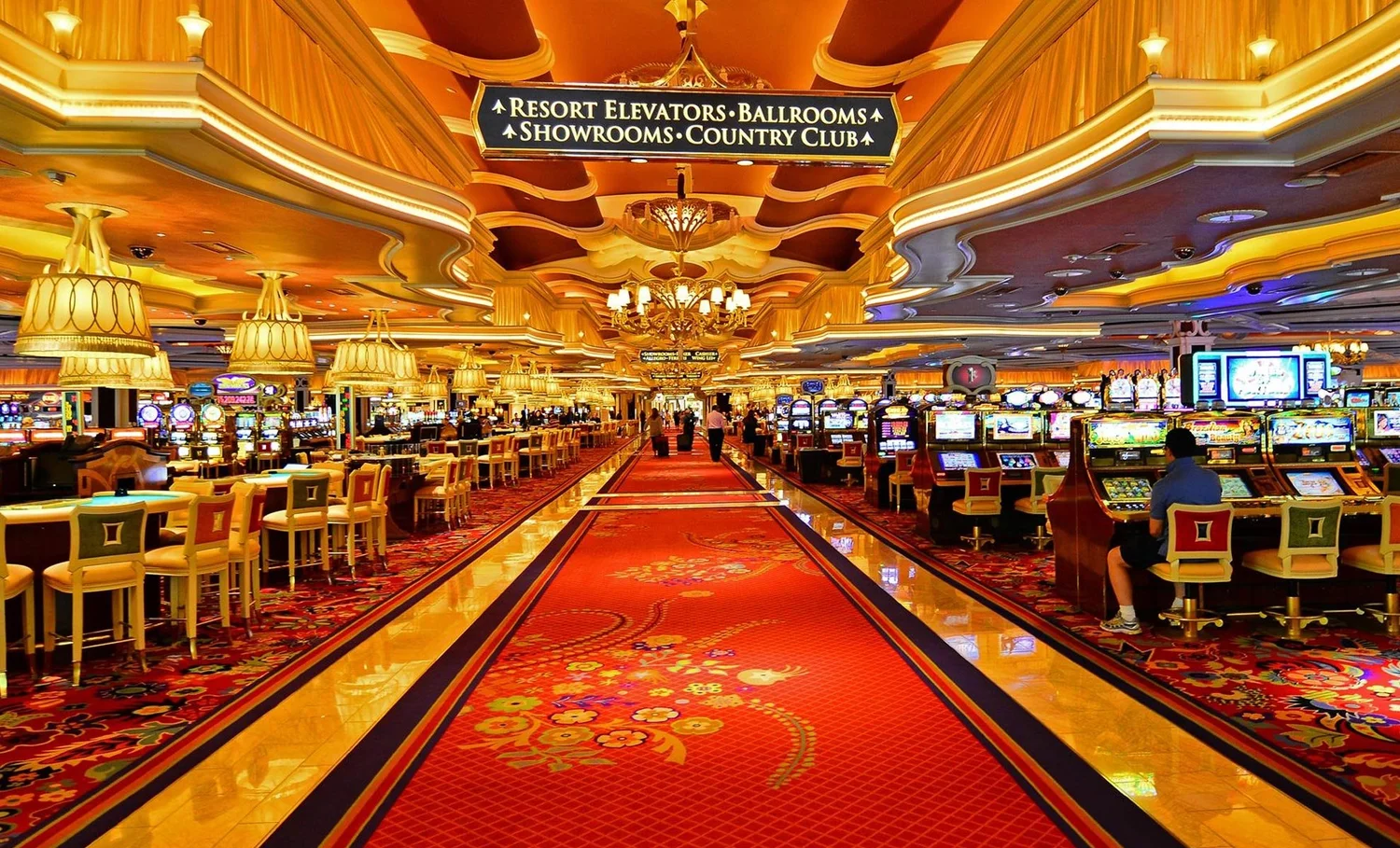The Wynn Las Vegas casino floor