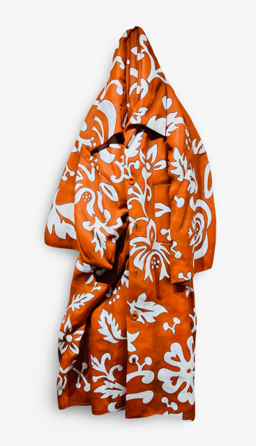 Orange Aloha Shirt #2