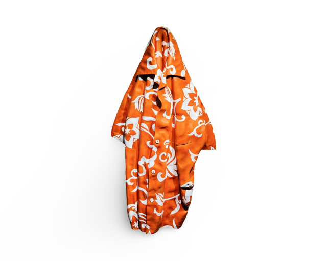 Orange Aloha Shirt