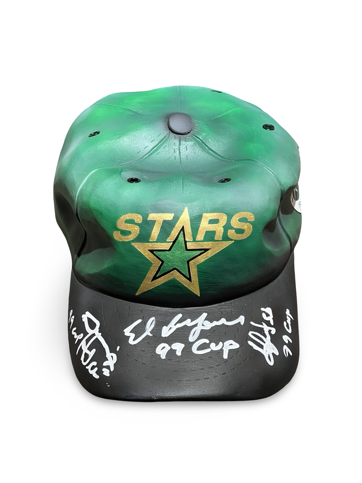 1999 Dallas Stars Stanley Cup Champions - Zubov, Hatcher and Belfour