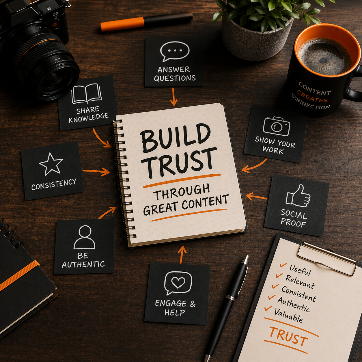 How to build trust with content