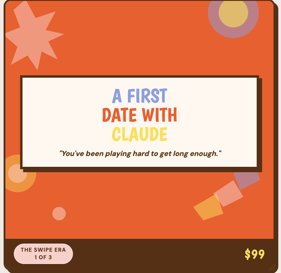 A First Date with Claude (July 8 · 6pm-8pm)