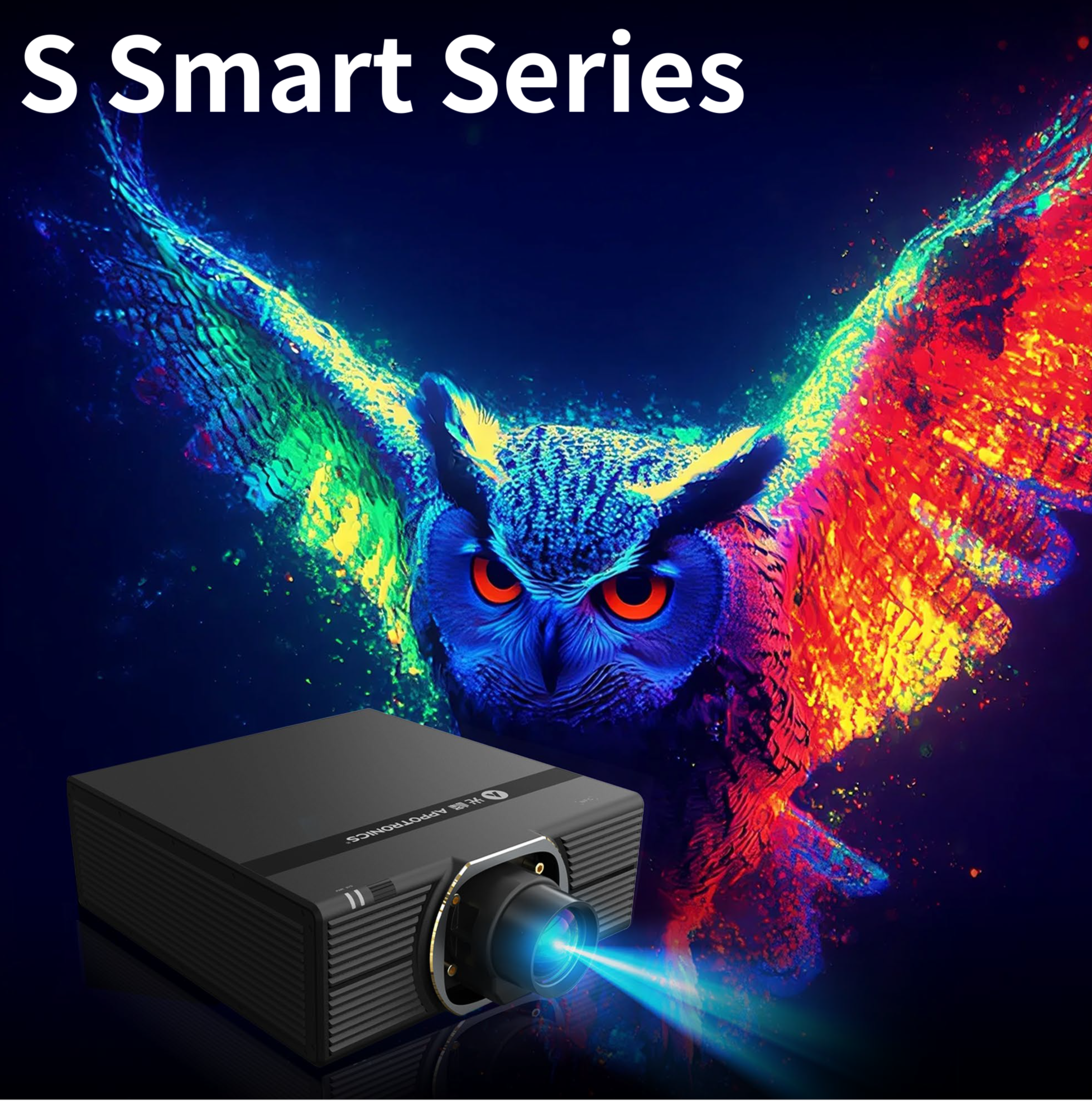 S SmartSeries- 
Ignites Your Immersive Experience with Full-Color Visual
-High Brightness Laser Professional Projector