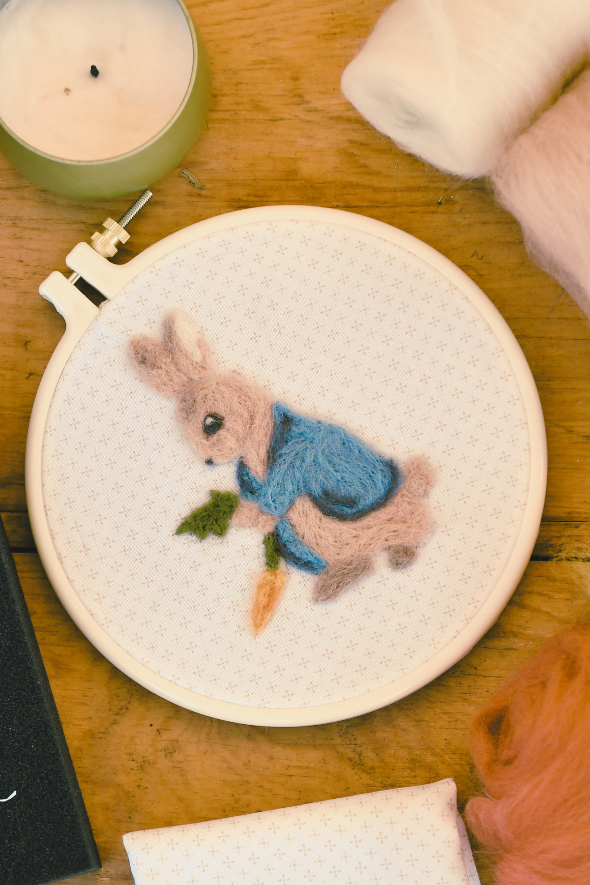 Needle Felting With Local Lama Wool