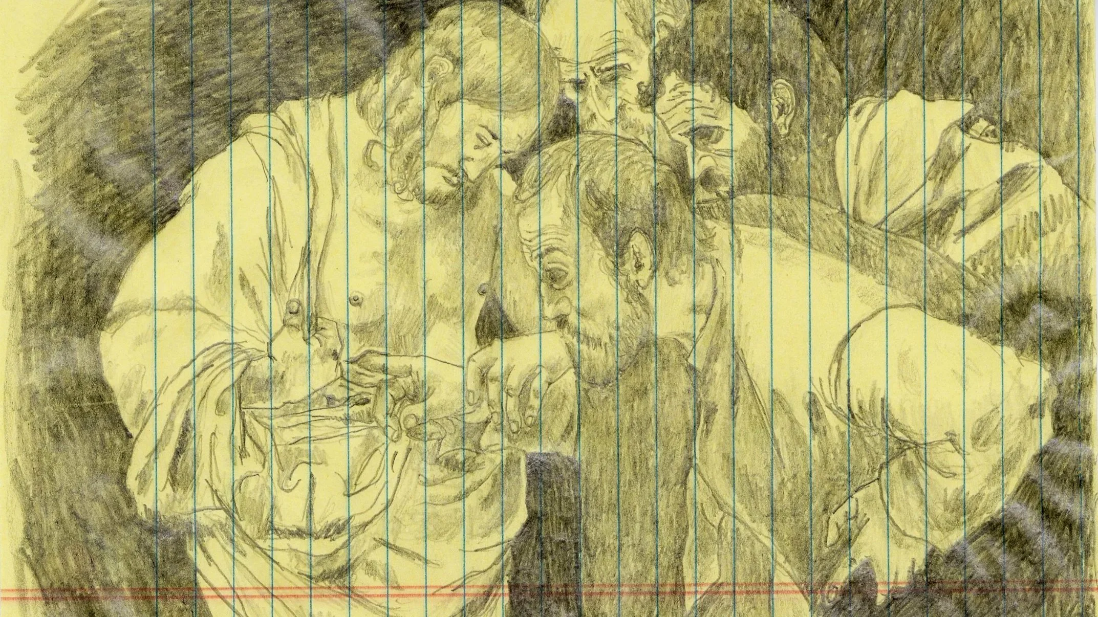 Meeting Minutes (Drawing on Legal Pad Paper)