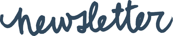 Close-up of the 'newslettr' logo written in a stylized, dark blue handwritten font.