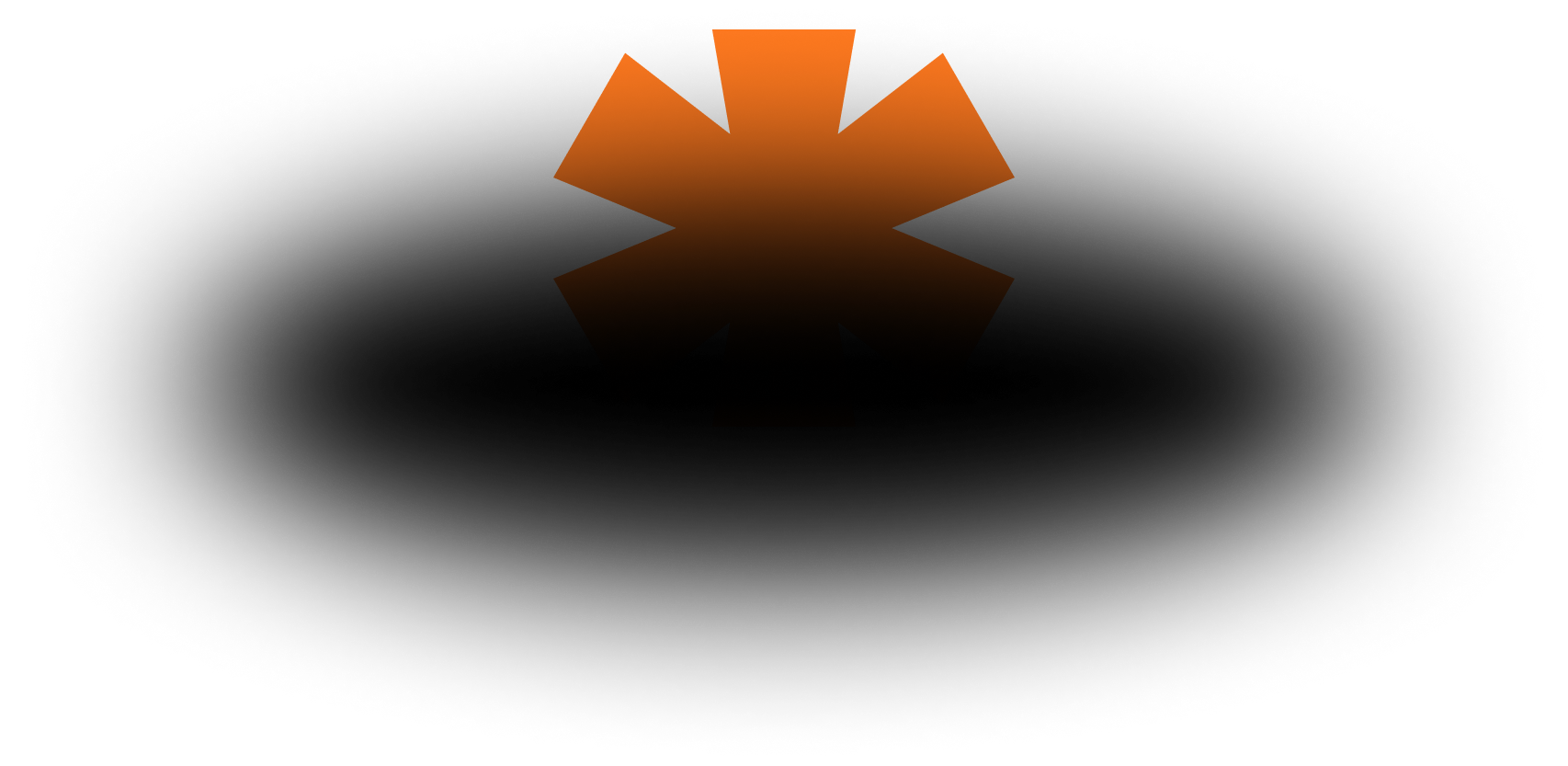 Orange star brand icon representing Taste Hospitality Melbourne recruitment identity