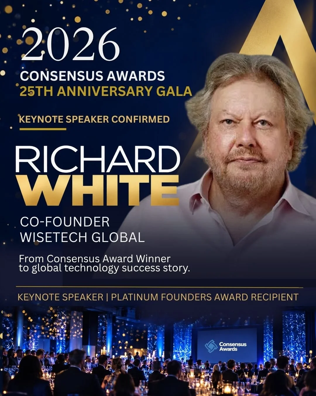 Richard White Confirmed as Keynote Speaker at 2026 Consensus Awards