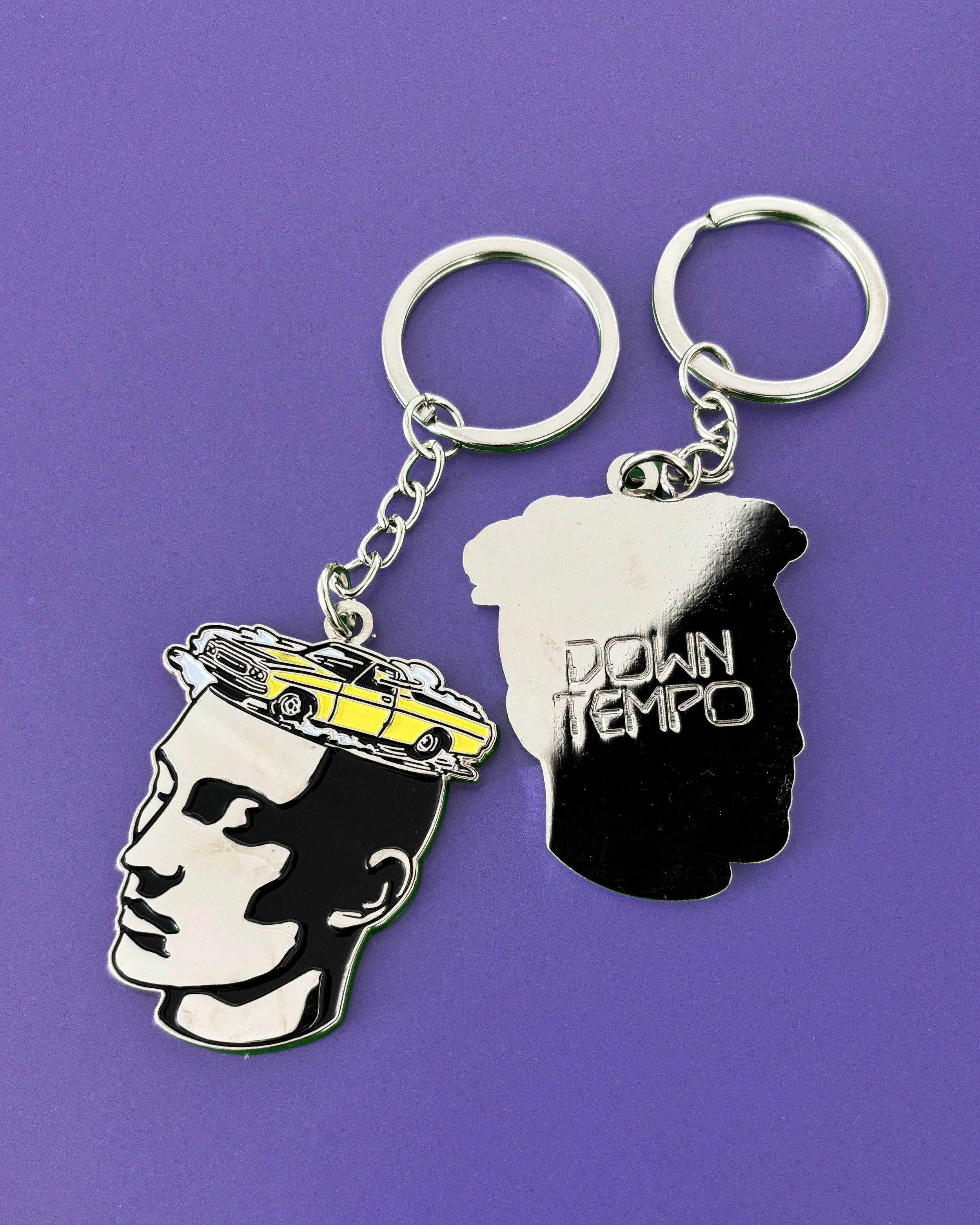 BURNT OUT KEYRING