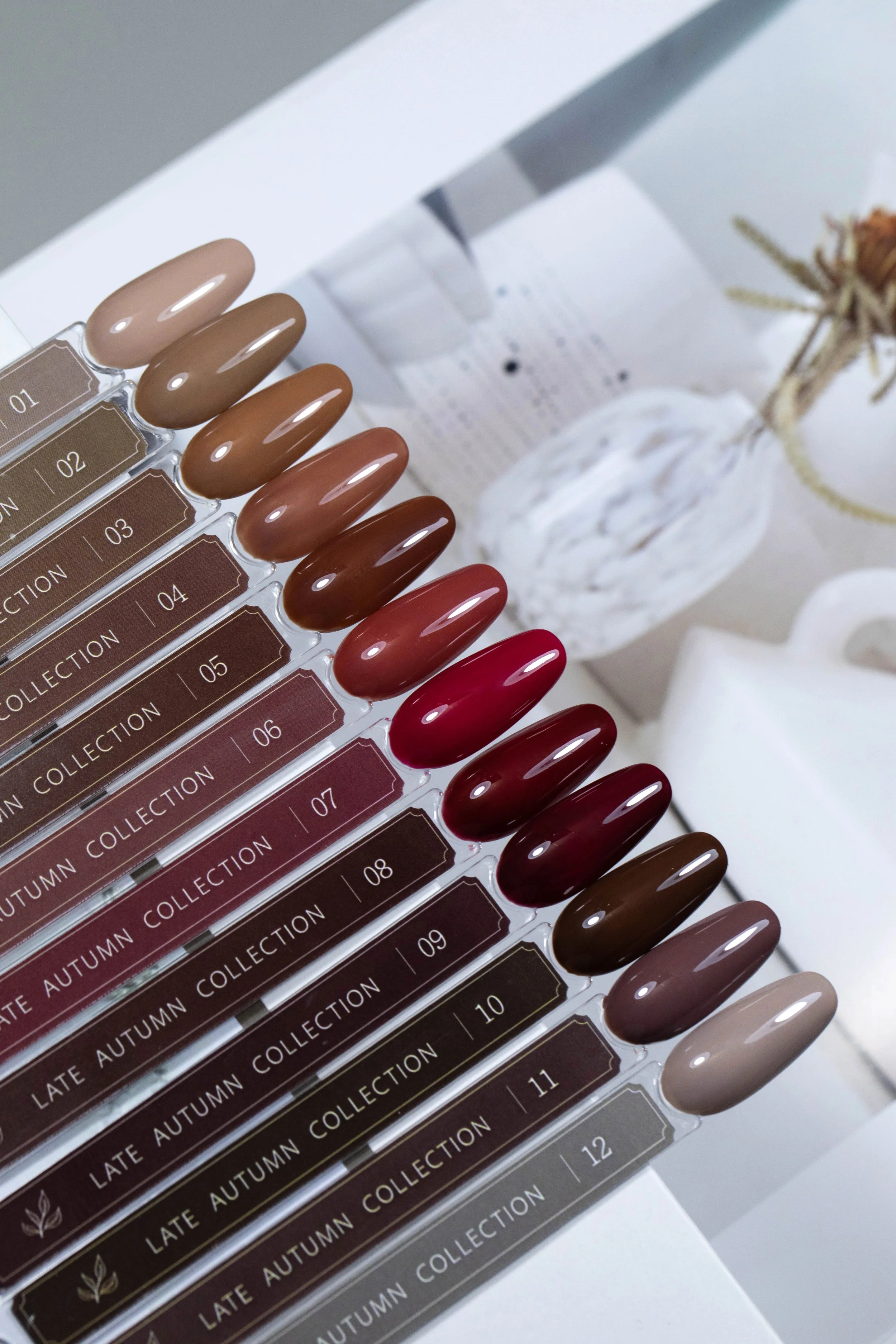 Late Autumn Gel Polish Collection - 12pc/15ml