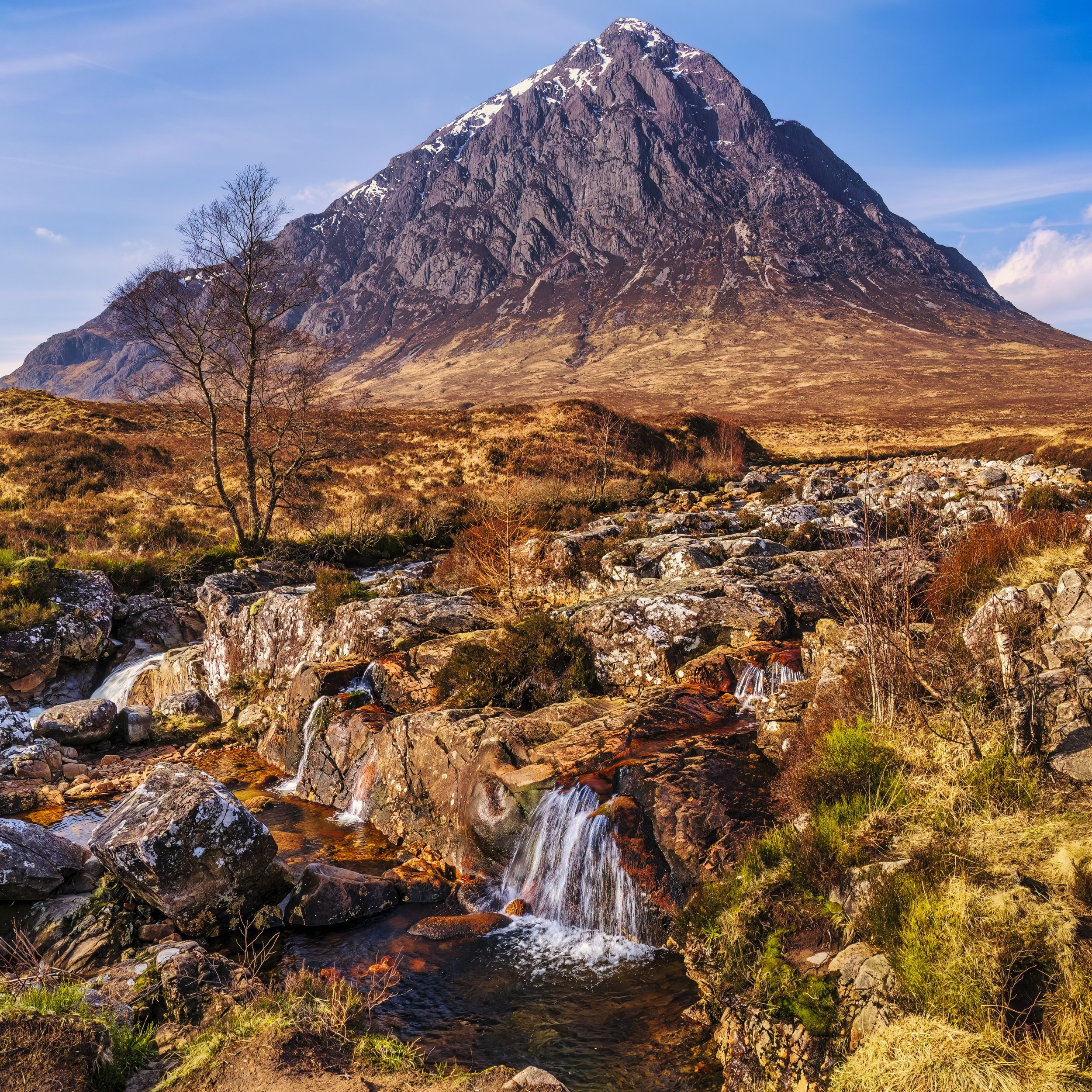 River Coupall Falls and Stob Dearg