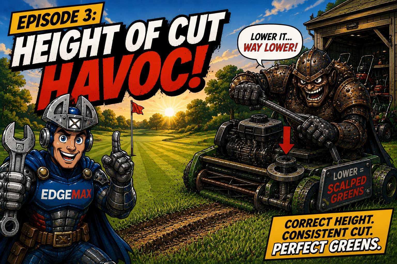 EPISODE 3: height of cut havoc!