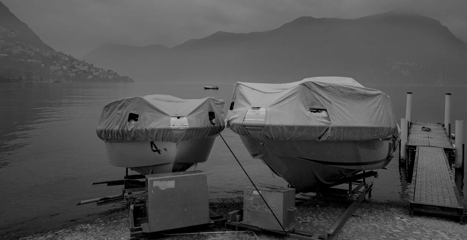 boats' resting on the lake