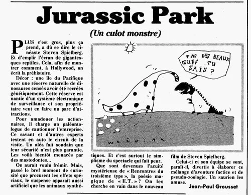 Jurassic Park 20 ans après
