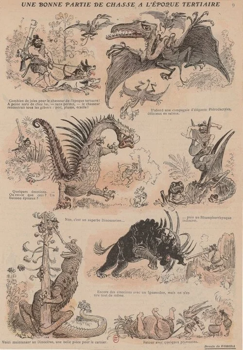 On a retrouvé la première bande dessinée dinosaurienne