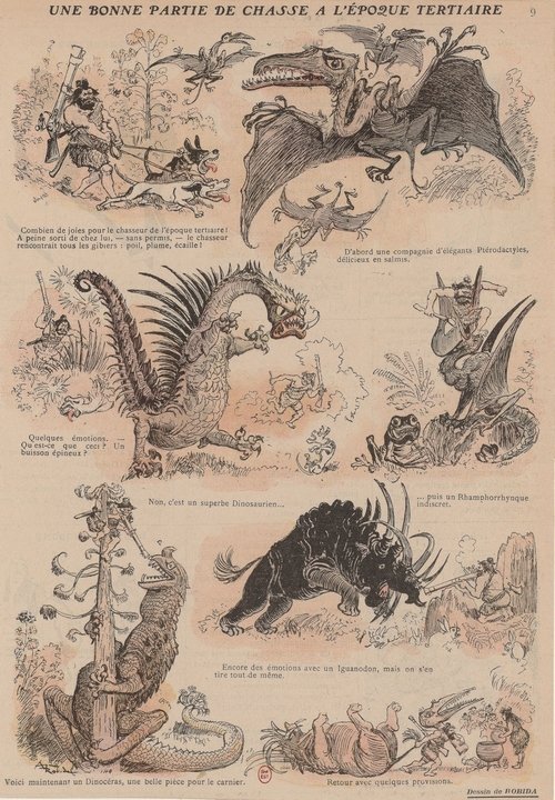 On a retrouvé la première bande dessinée dinosaurienne