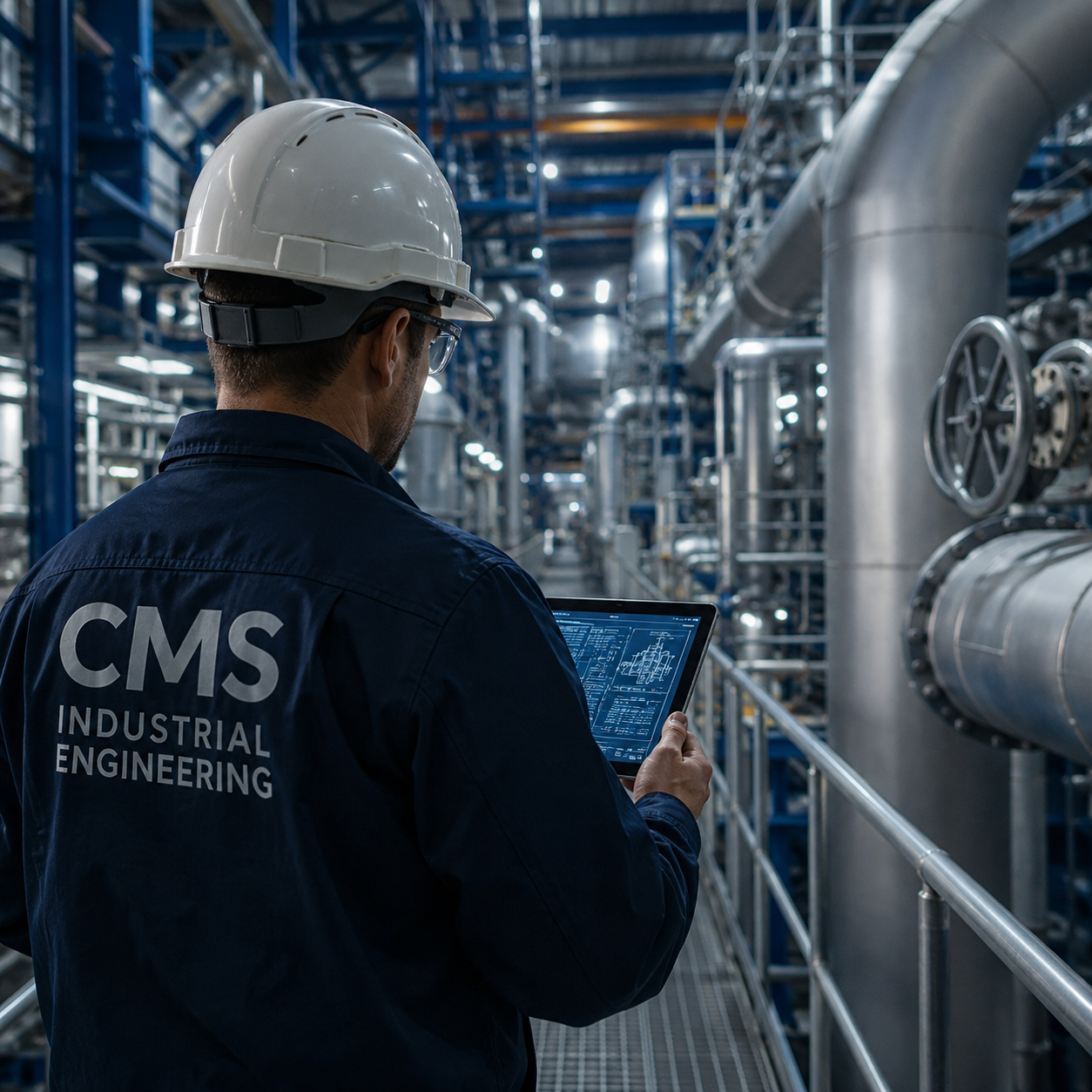 Ingenieur für technische Beratung und Anlagenplanung in der Industrie