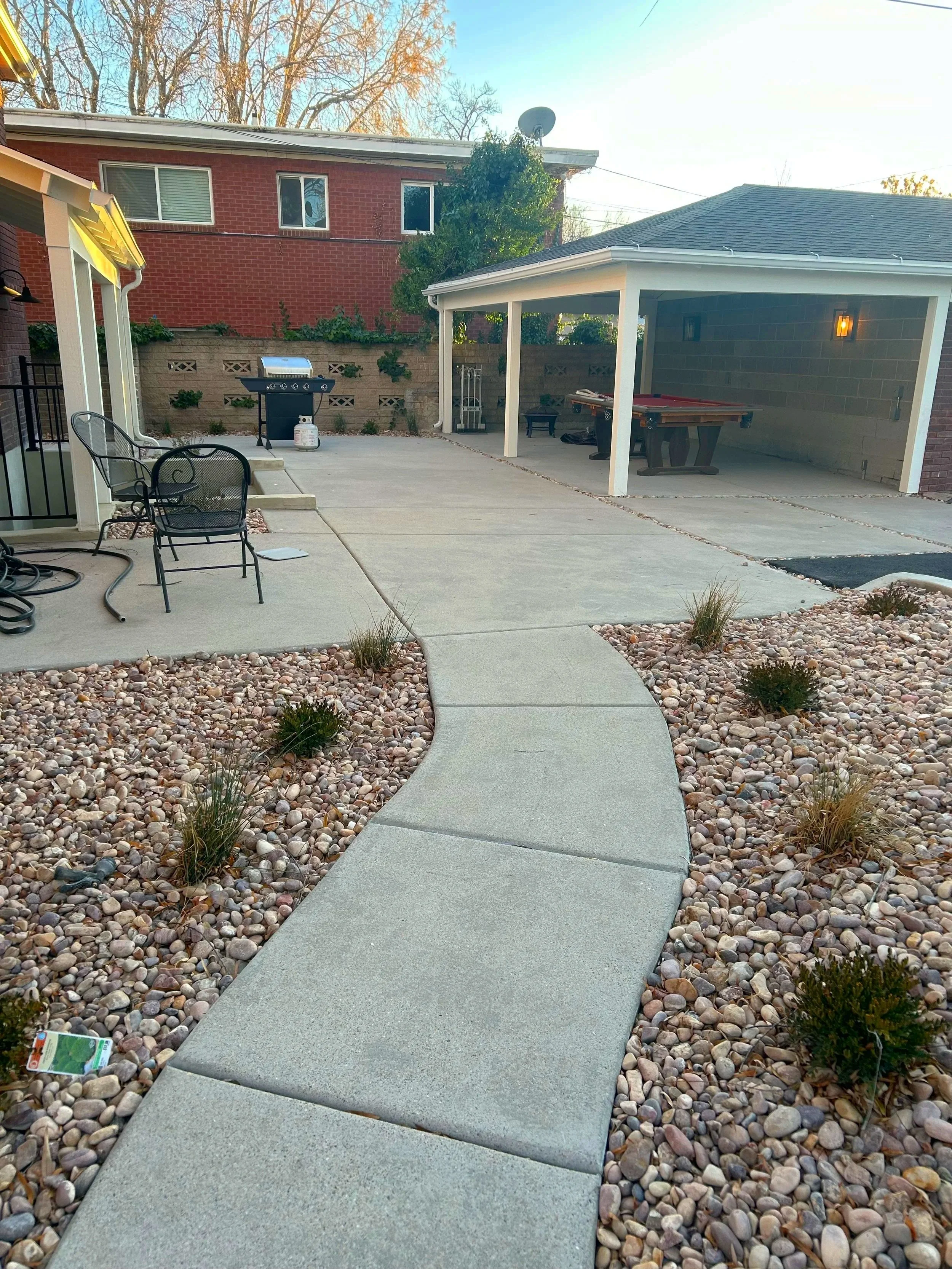 Patio clean up