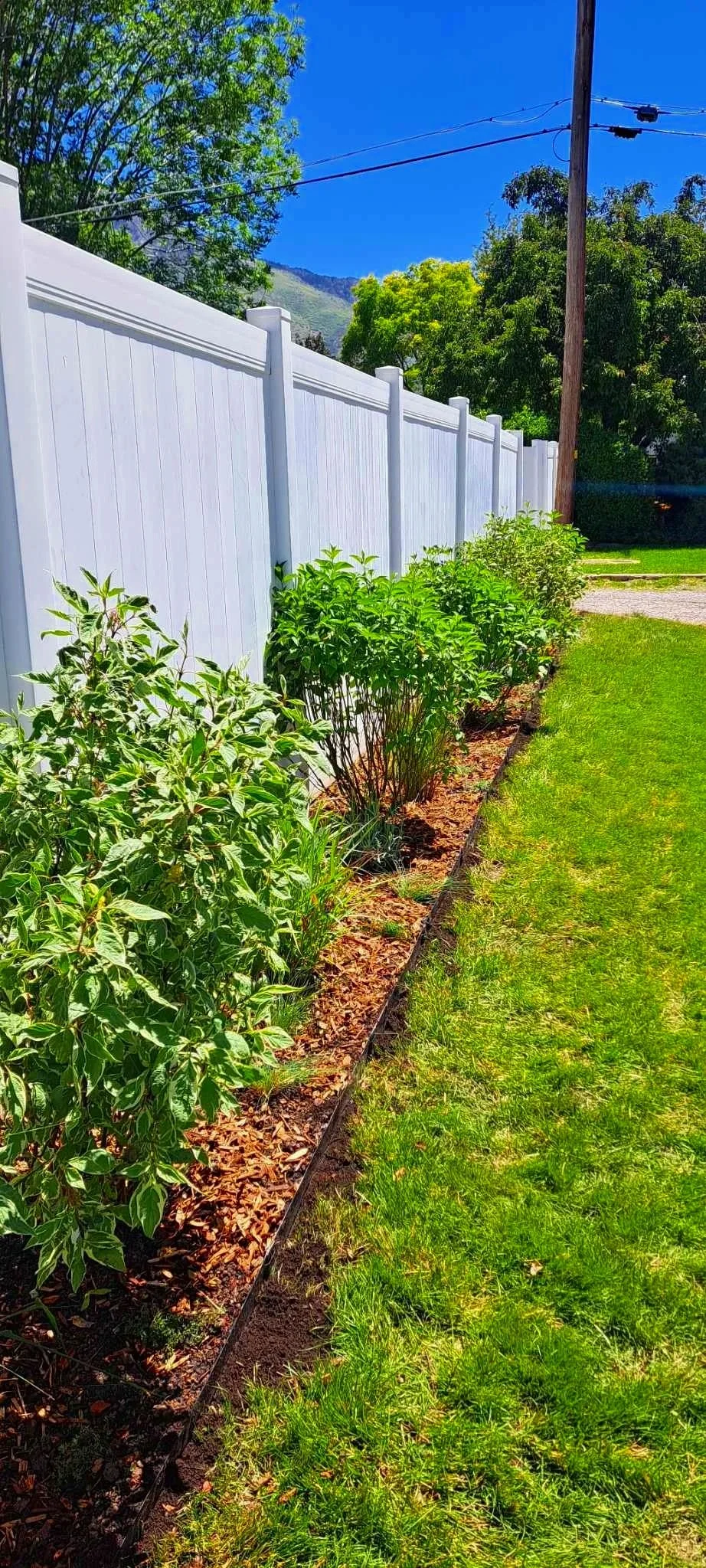 Mulch installation