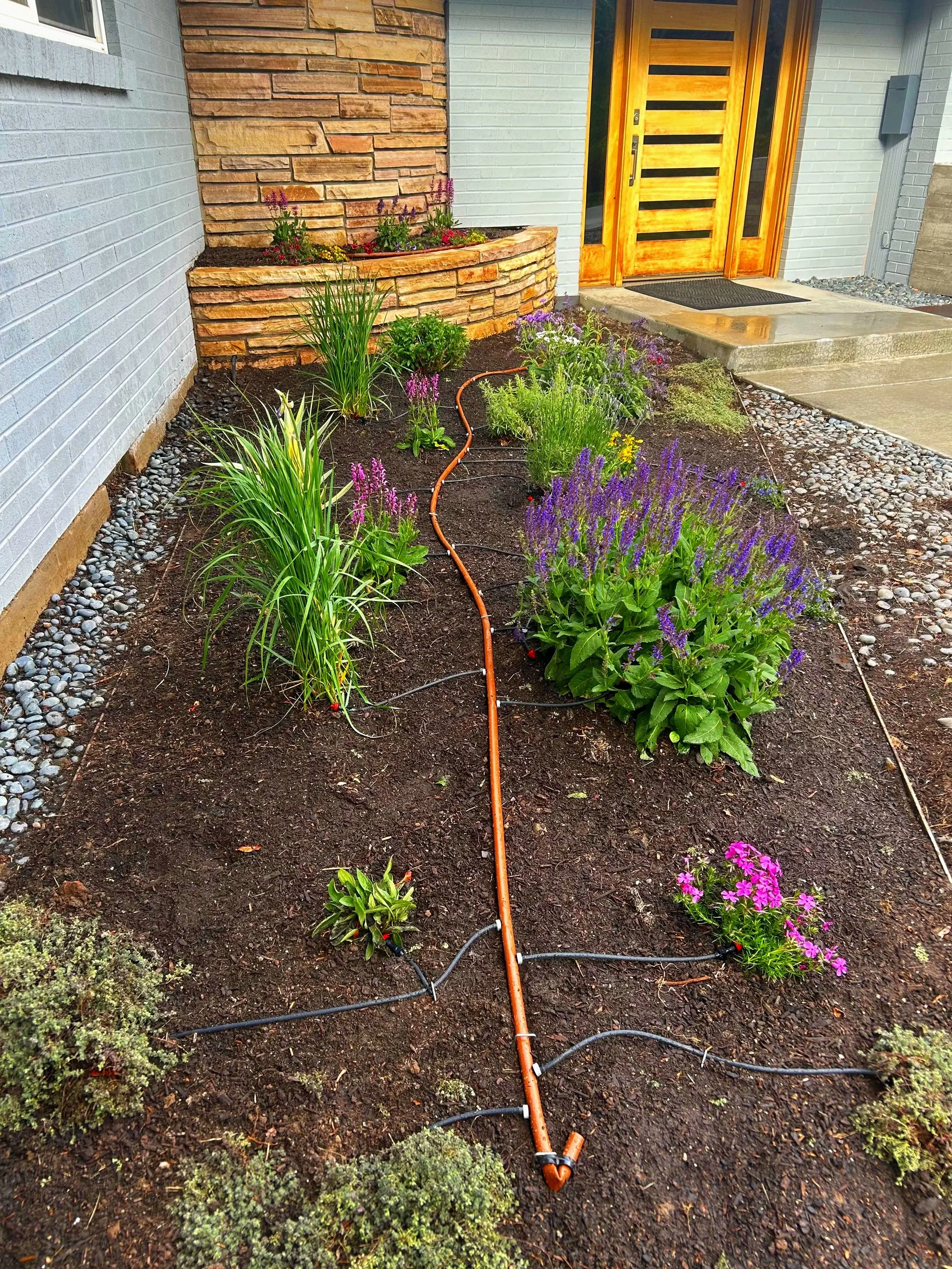 Garden design and irrigation