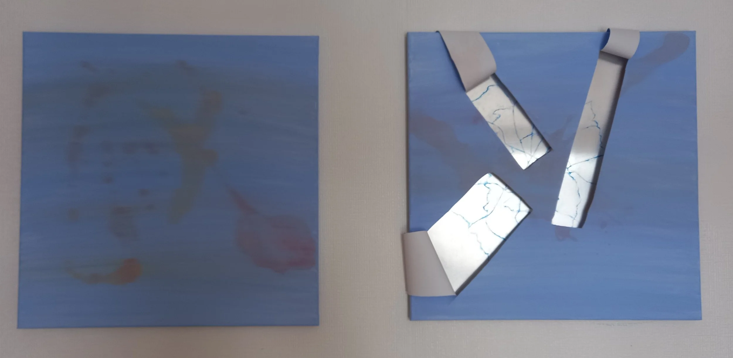 Conformity/Non Conformity IV, 2025, acrylic, metal, etching in ink   