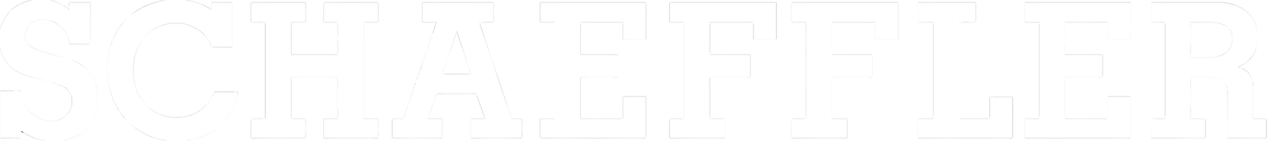 The word 'SCHAFFLER' written in large, bold, white uppercase letters on a black background.