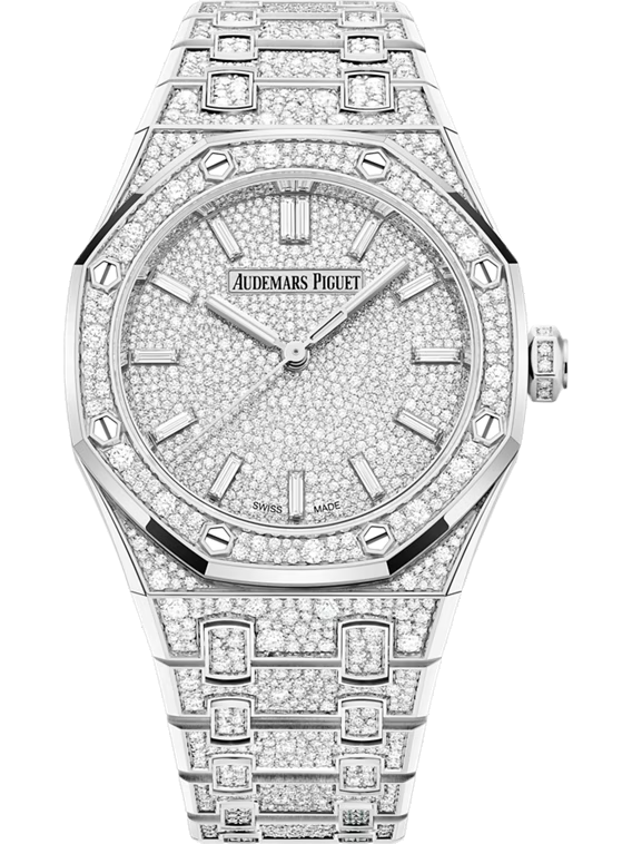 AUDEMARS PIGUET ROYAL OAK SELFWINDING 34MM 18-CARAT WHITE GOLD