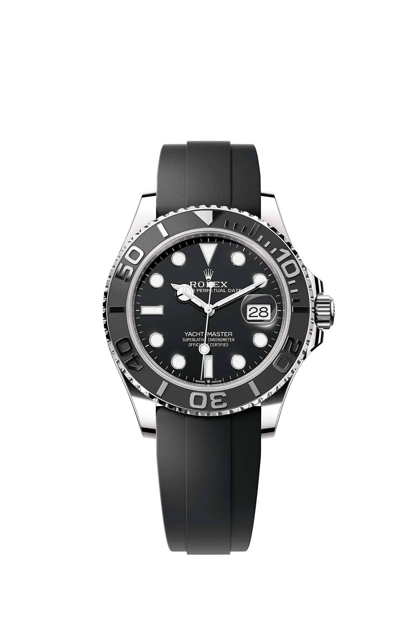 ROLEX YACHT-MASTER 42MM WHITE GOLD BLACK DIAL OYSTERFLEX – 226659