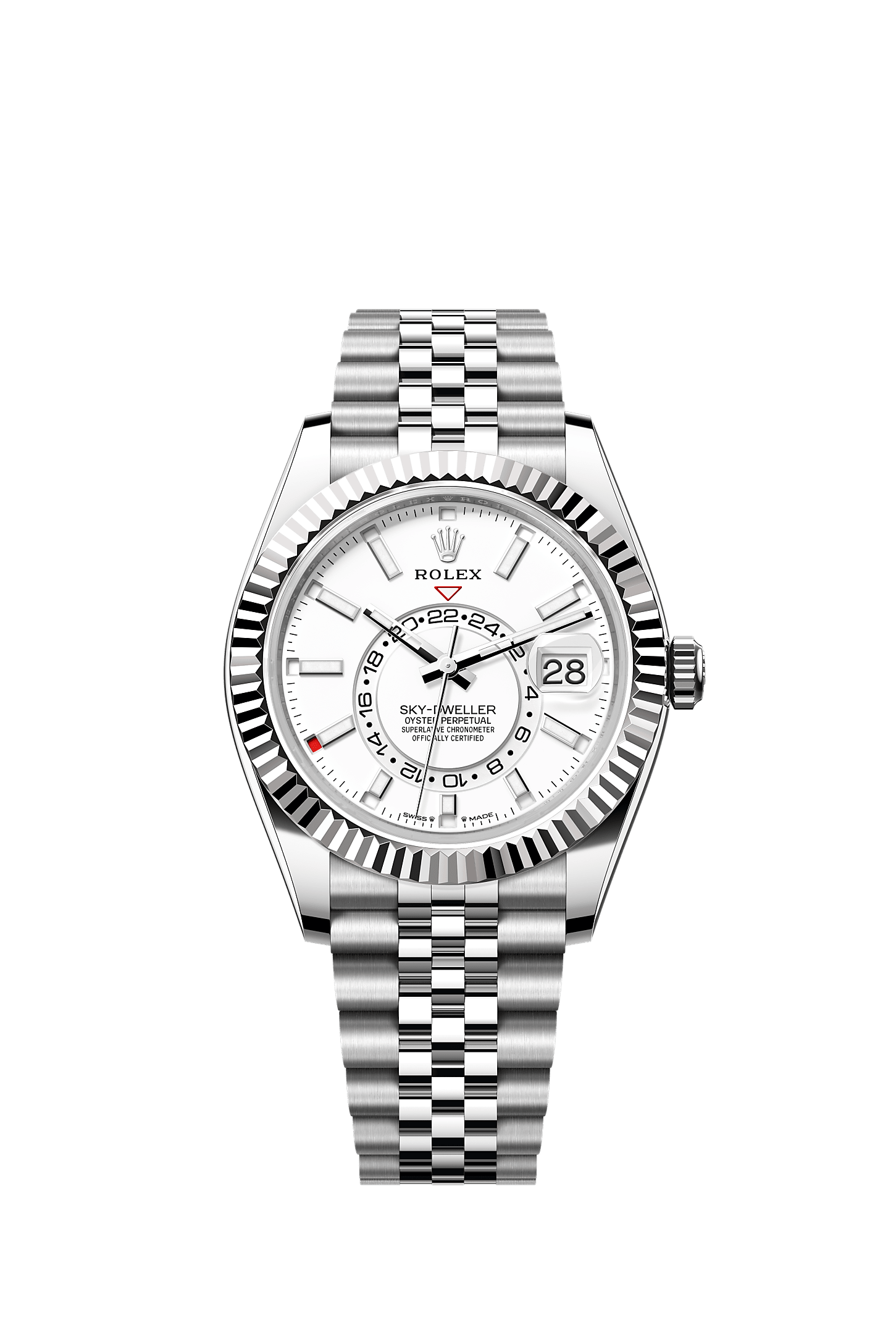 ROLEX SKY-DWELLER 42MM WHITE DIAL JUBILEE BRACELET 336934 – NEW 2025 / 2026