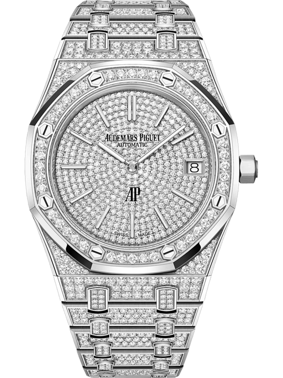 AUDEMARS PIGUET ROYAL OAK “JUMBO” EXTRA-THIN 39MM 18-CARAT WHITE GOLD