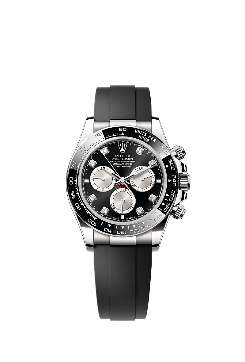 ROLEX COSMOGRAPH DAYTONA 40MM WHITE GOLD BLACK DIAMOND DIAL OYSTERFLEX 126519LN – NEW 2025 / 2026