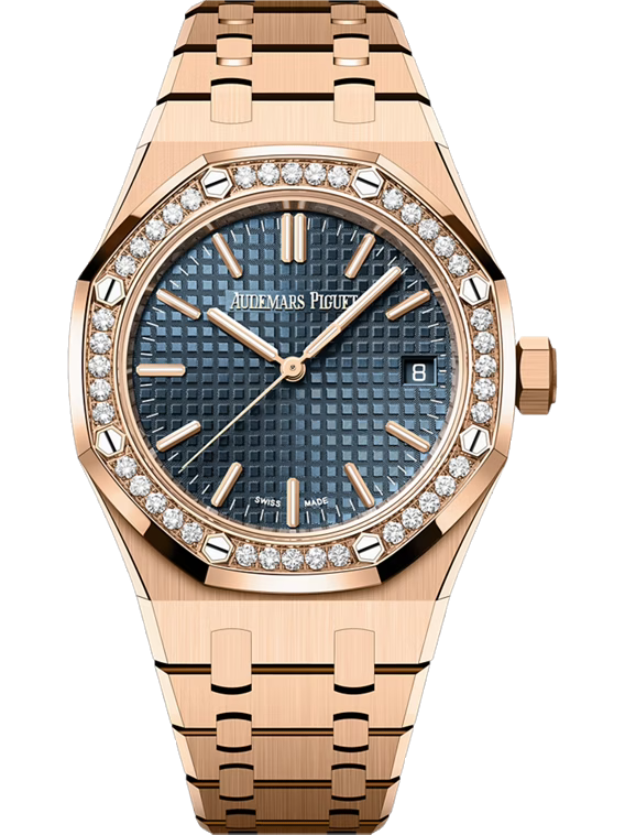 AUDEMARS PIGUET ROYAL OAK SELFWINDING 37MM 18-CARAT PINK GOLD