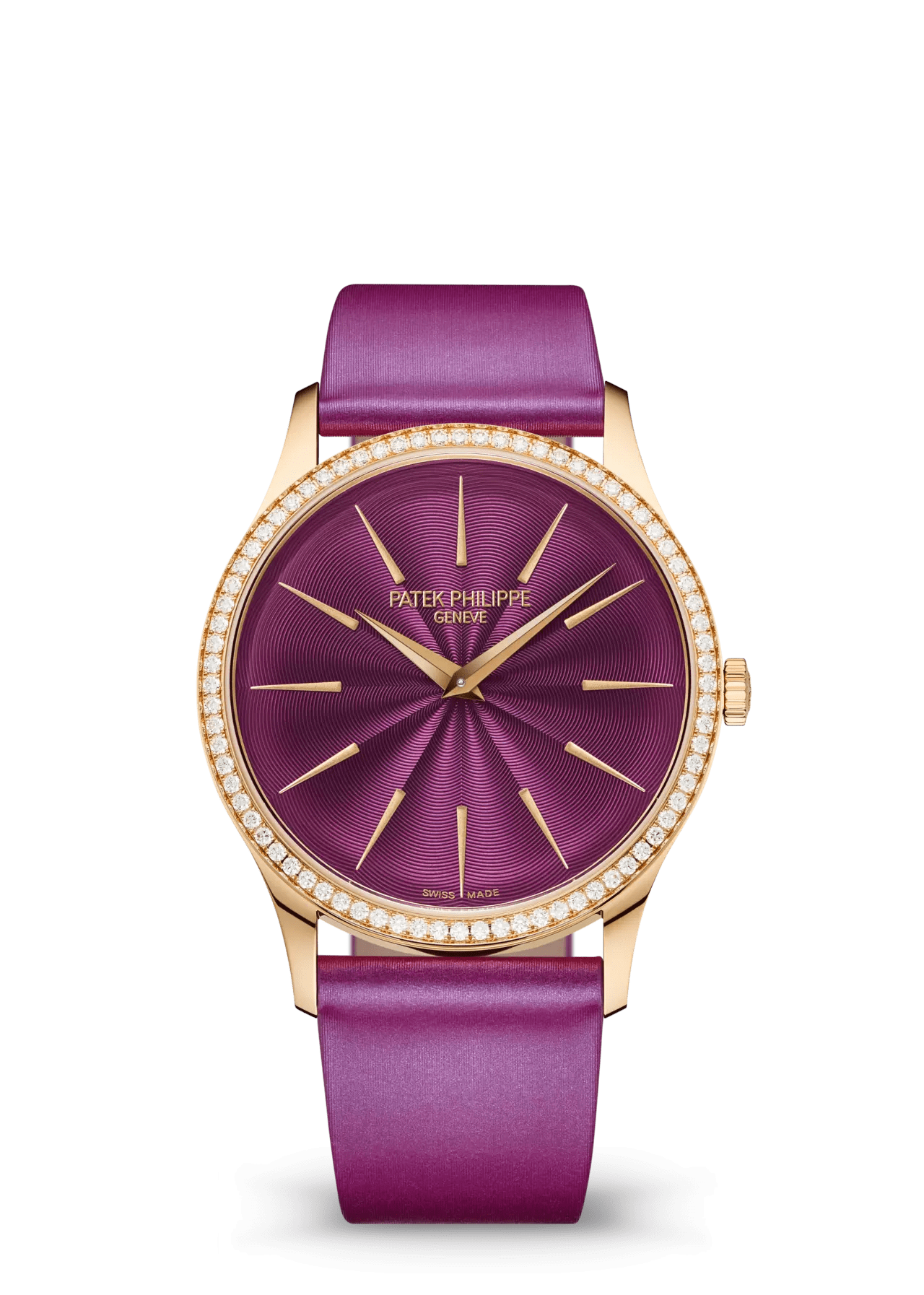 PATEK PHILIPPE CALATRAVA 18K ROSE GOLD 35MM PURPLE DIAL - 4997/200R-001